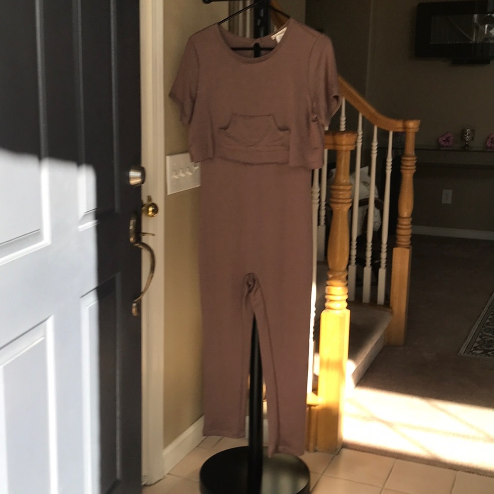 Brown jumpsuit ✨NEW✨ never worn